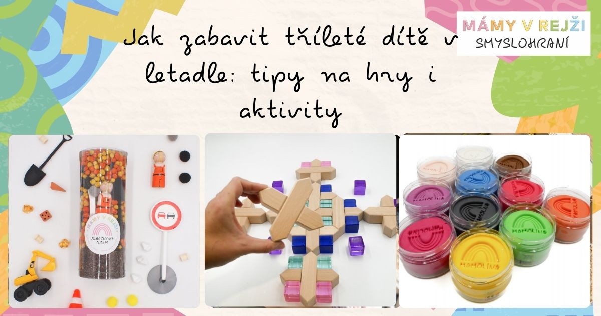 Jak zabavit tříleté dítě v letadle
